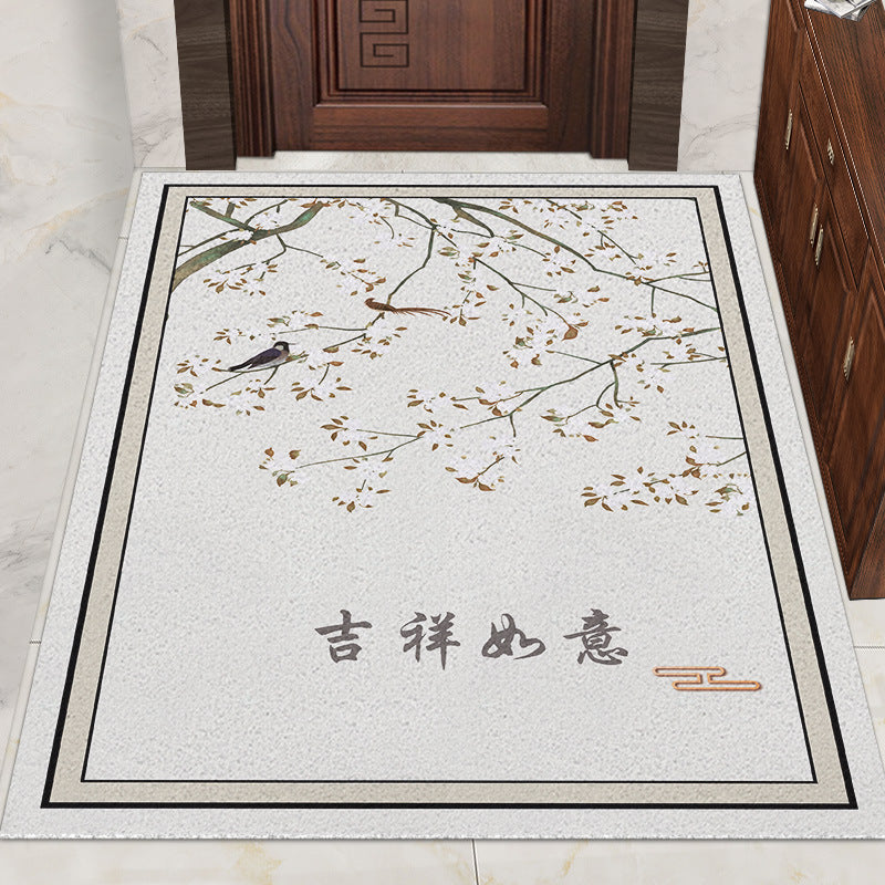 New Chinese Silk Ring Foot Mat Door Mat Entrance Home Use