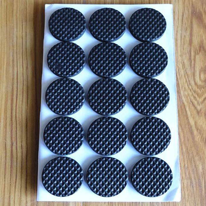 Anti-vibration non-slip table foot mat