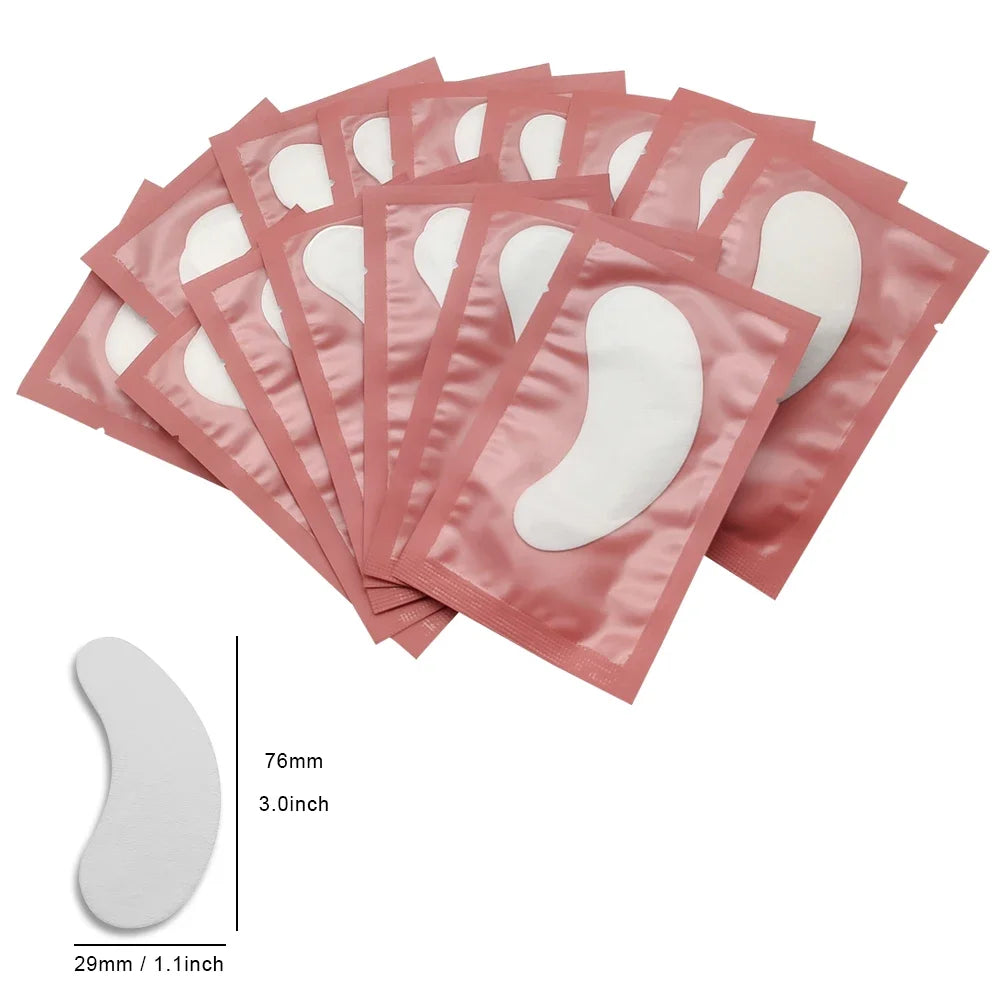 200 pairs Eyelash Eyelashes Under Eye Pads Lint-free Fake Lash Extension Patches Grafting False Extensions Eye Paper Patch