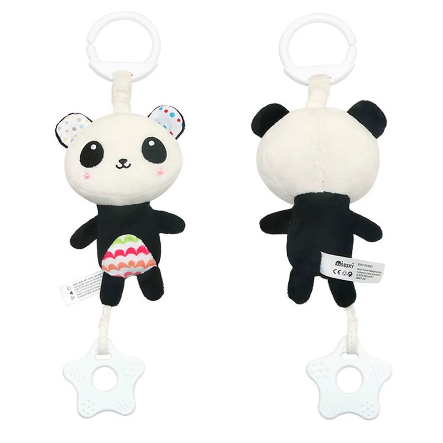 9 Styles to Choose from Baby Stroller Hanging Bell Plush Baby Colourful Label Bed Bell Toy Cartoon Multifunction