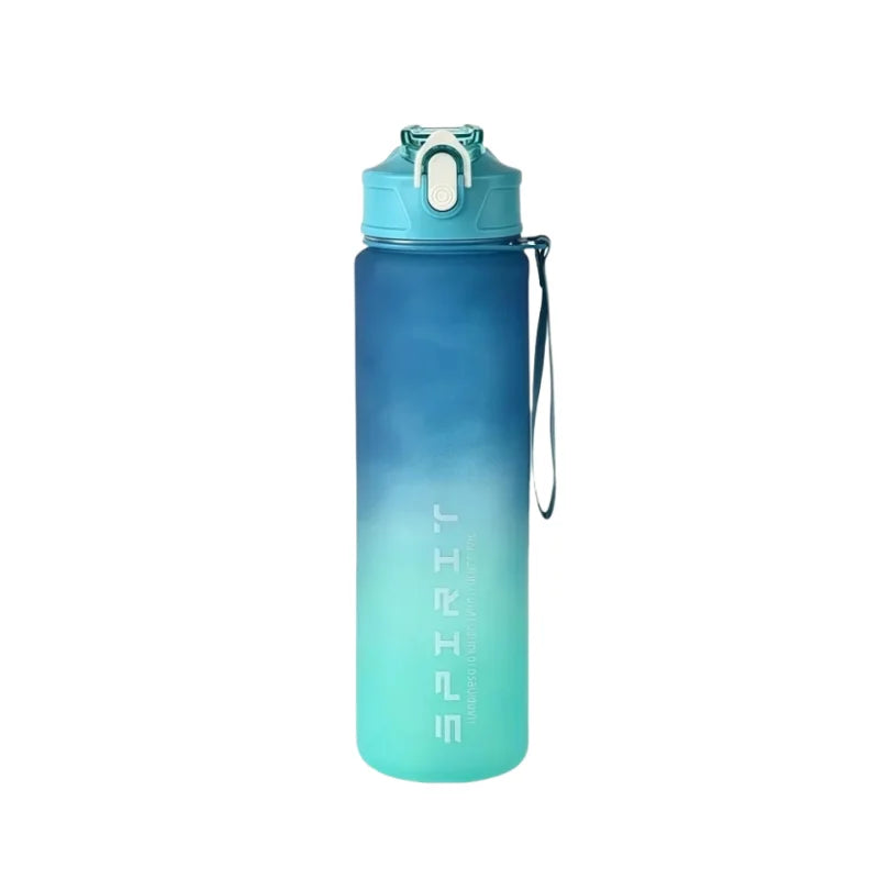 1PCS 750ML Large Capacity Sports Water Bottle Leak Proof Colorful Plastic Cup Drinking Outdoor Travel Portable Gym Fitness Jugs