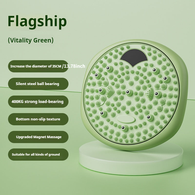 Magnetic Foot Massage & Waist Twisting Disc|Home Body-Shaping Fitness Equipment, Silent Anti-Slip Dual-Function, Promotes Circulation & Improves...