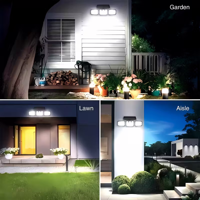 h motion sensors, 3-level brightness mode outdoor wall lights, suitable for front doors, courtyards, garages, and terraces
