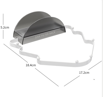 Kitchen Sink Filter Rack with 100 12cm*15cm Mesh Bags, Foldable Food Waste Strainer, Multi-functional Drain Basket(yellow)
