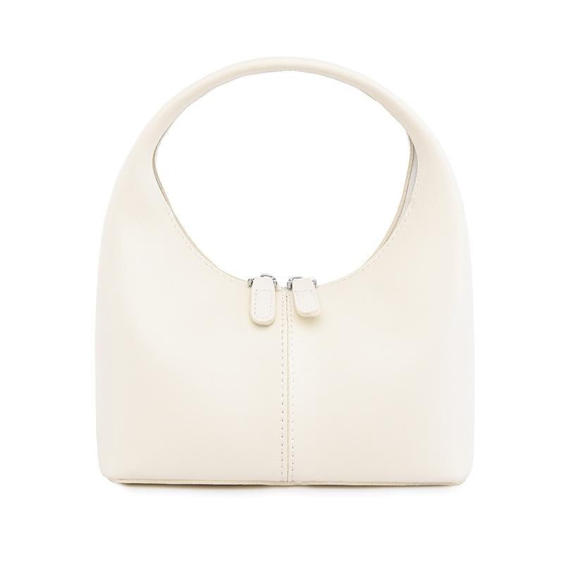 Chic Leather Women Handbag Sleek Design - Light Blue