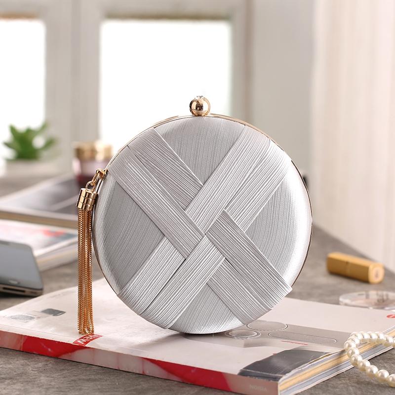 Silk Handbag for Fashion Banquets and Parties - Green