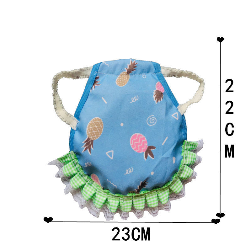 Blue-yellow Stars 4 Pack Hen Saddle Aprons for Backyard Chickens - Feather Protector for Poultry - Back Protection from Roosters - 22x23cm