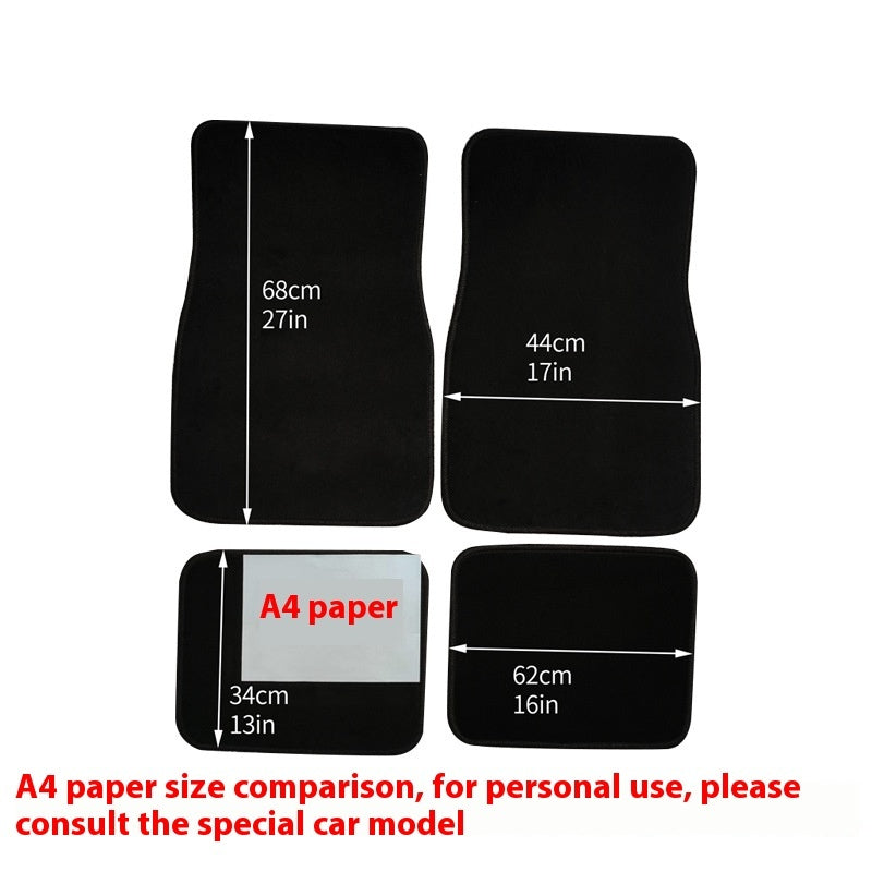 Car Foot Mat Universal Model 5 Pieces