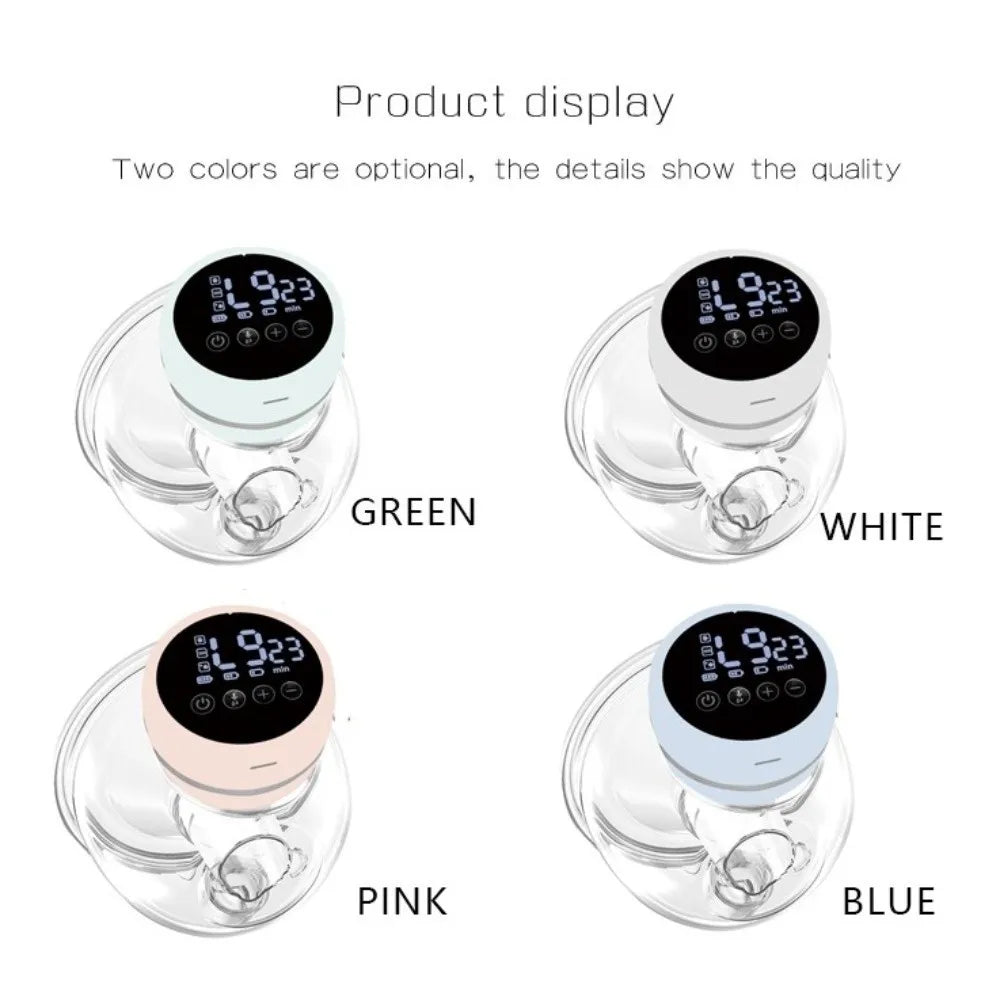 180ML Capacity Electric Breast Pump High Suction Massage Painless Hands Free Breast Pump Intelligent Integrated