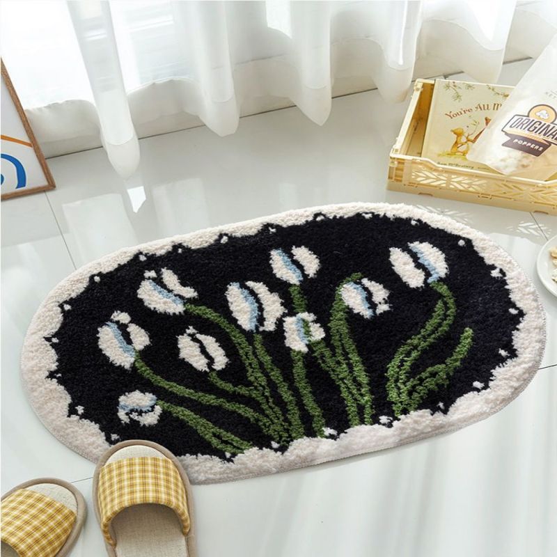 Fashion Personality Bedside Household Foot Mat