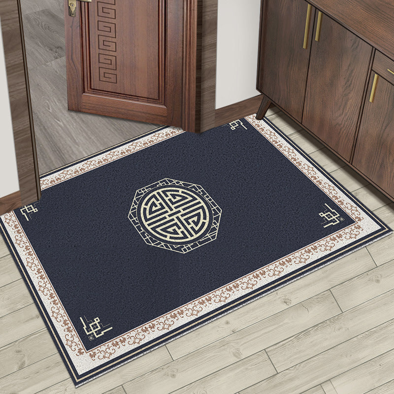 New Chinese Silk Ring Foot Mat Door Mat Entrance Home Use