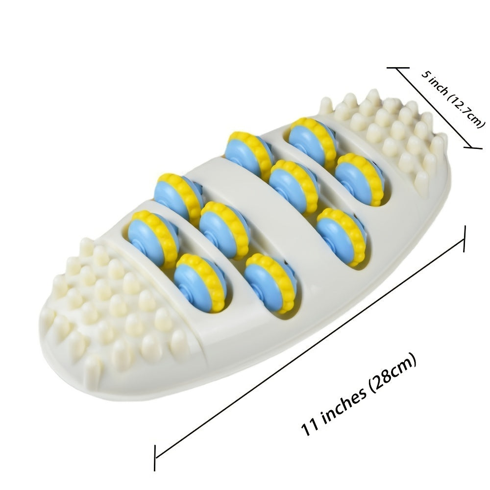 Dual Foot Massager Roller, Wooden Foot Massager For Plantar Fasciitis Pain Relief Heal Spur Deep Tissue Acupressure Foot & Heel Massager Washable...