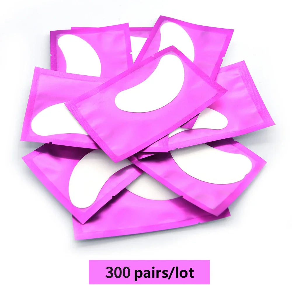 200/300/400 Pairs Hydrogel Eyelash Patches for Extension Lash Lift Makeup Under Gel Eye Patches Pads Eyelash Extension Patch