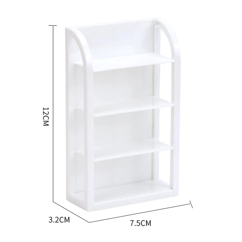 1Pcs 1:12 Dollhouse Miniature Storage Rack Bread Dinner Rack Empty Shelf Furniture Home Model Decor Toy Doll House Accessories