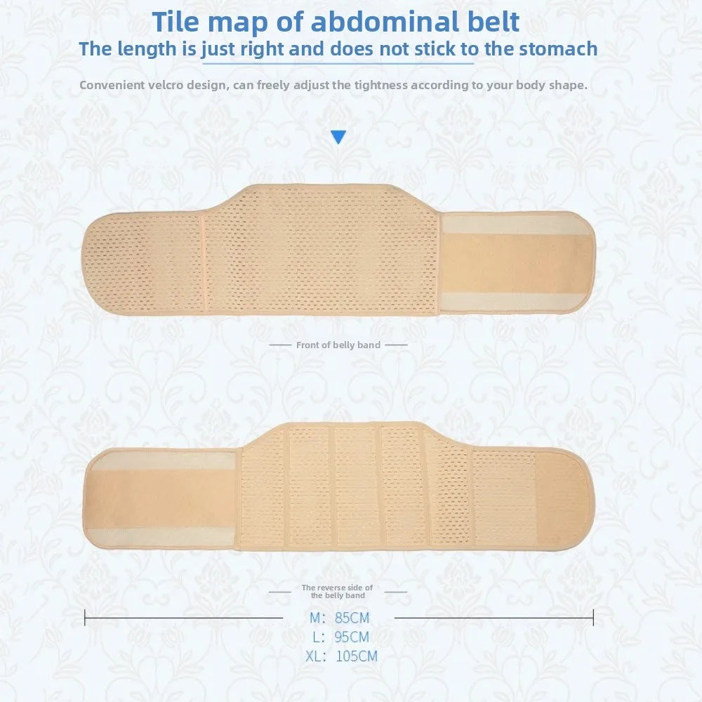 Fashion Thin Postpartum Body Shaper Belt Stickable Seamless Waist Trainer Breathable Belly Contracting Slimming Shapewear Lady