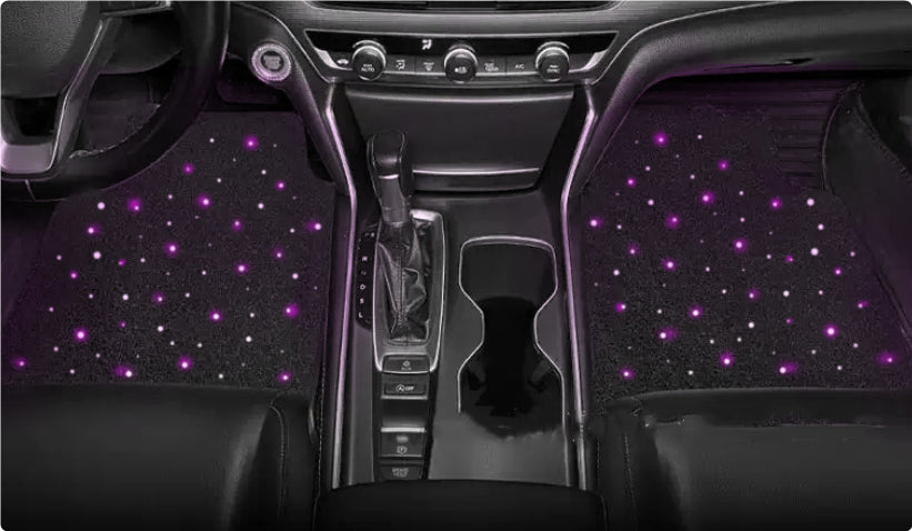 Car Luminous Foot Mat Ambience Light USB