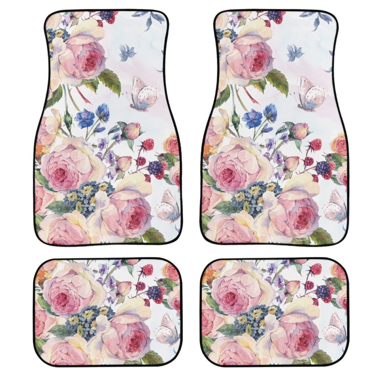 Printed Rubber Car Foot Mat Suit