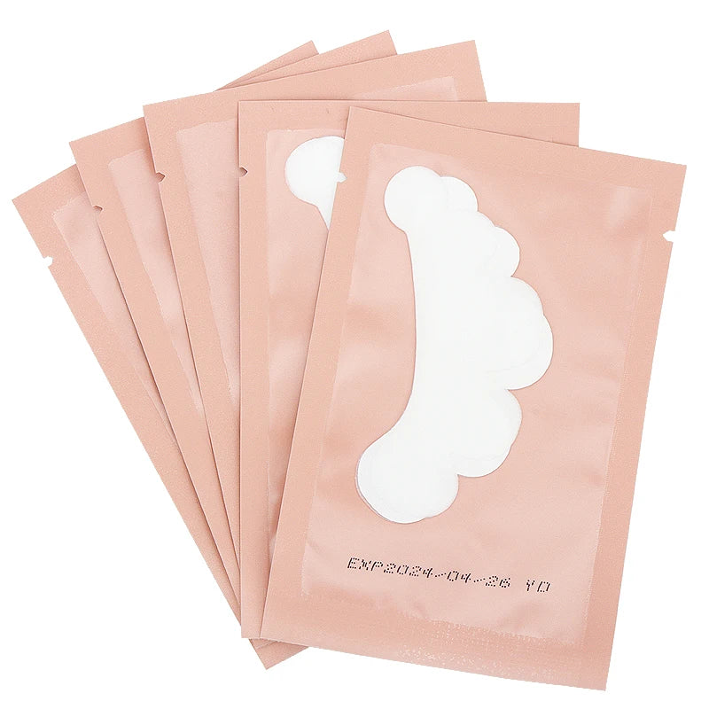 50 Pairs Eyelash Extension Under Eye Pads Grafting Eyelashes Cloud Shape Lash Stickers Hydrogel Patches Makeup Tool Accessory