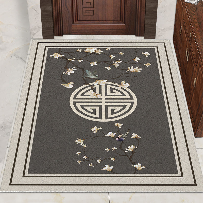 New Chinese Silk Ring Foot Mat Door Mat Entrance Home Use