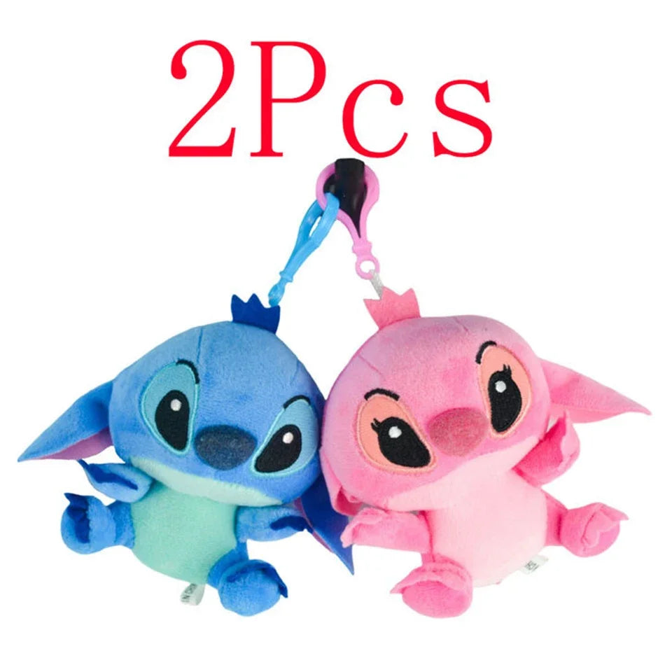 4/8inch Disney toy 12cm 20cm 25cm Stitch Stuffed Plush Models Cartoon Anime Plush Baby Toys Kawaii Kids Birthday Gift