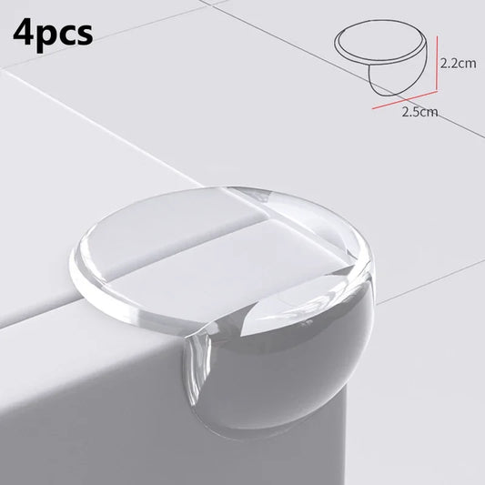 10PCS Transparent Anti Collision Angle PVC Pad Child Safety Corner Guard Baby Collision Proof Protector Table Corner