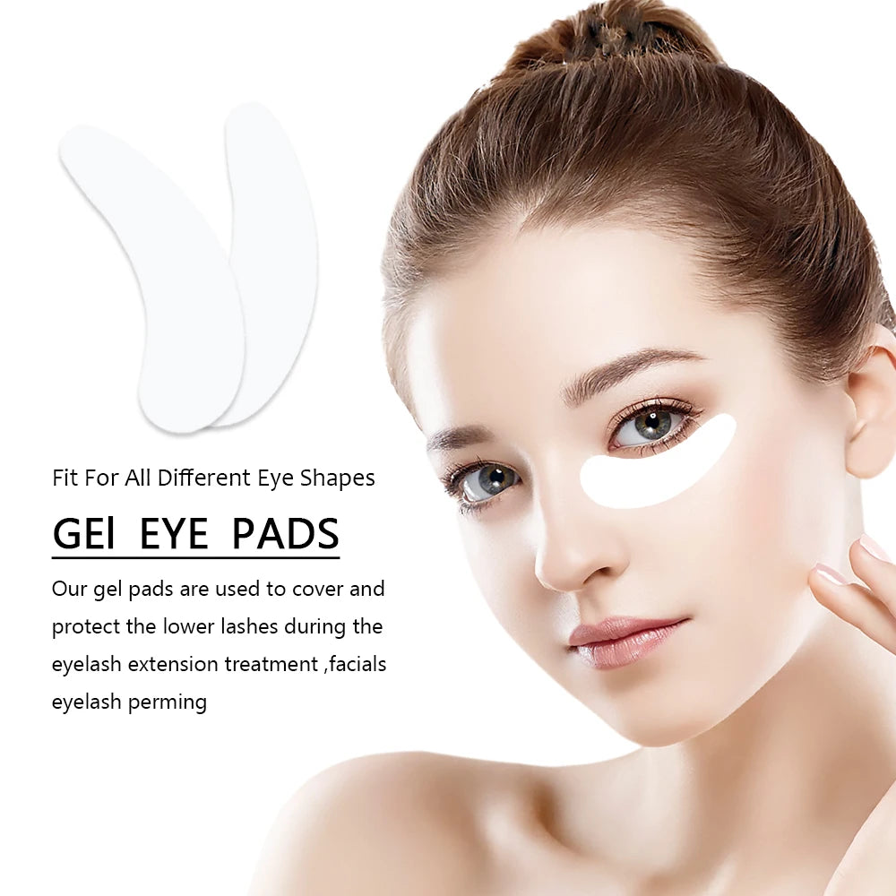 50Pairs/Lots Eye Patches Eyelash Extension Under Eye Pads Makeup Eyelash Patches Tip Stickers Pads For Eyelash Extension Makeup