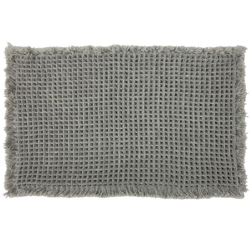 Simple Woven Waffle Quick-dry Foot Mat