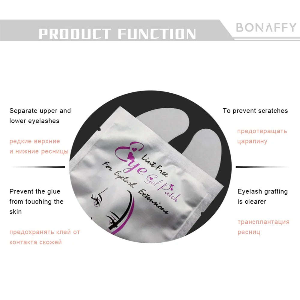 200 pairs Eyelash Eyelashes Under Eye Pads Lint-free Fake Lash Extension Patches Grafting False Extensions Eye Paper Patch