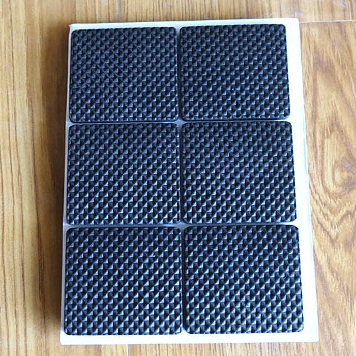 Anti-vibration non-slip table foot mat