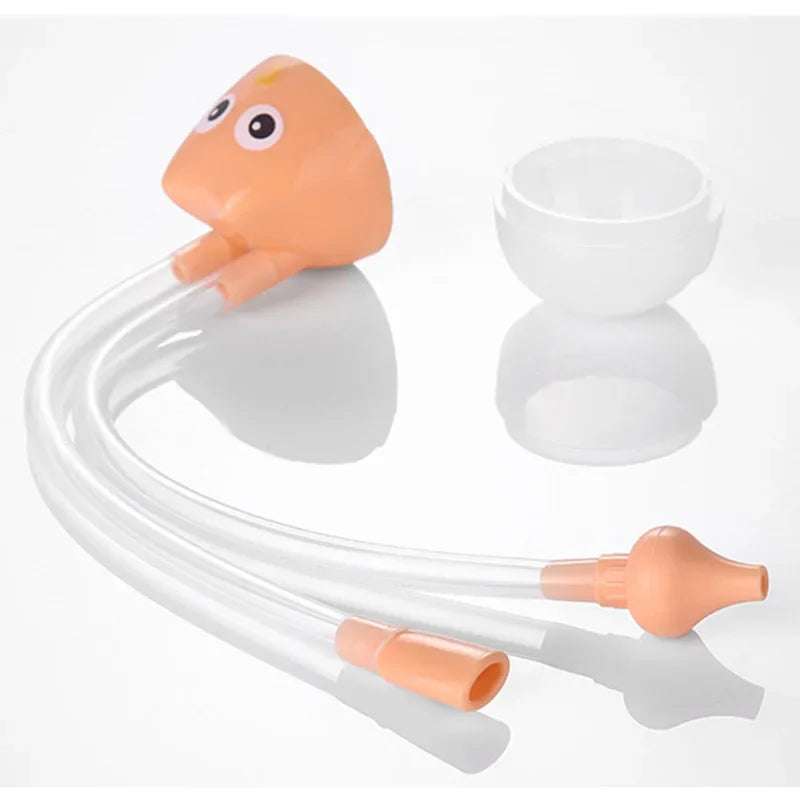 MAMIJOY Baby Nasal Aspirator Nose Cleaner Sucker Suction Tool Protection Baby Mouth Nasal Suction Cleaning Sucker Device XBQ04