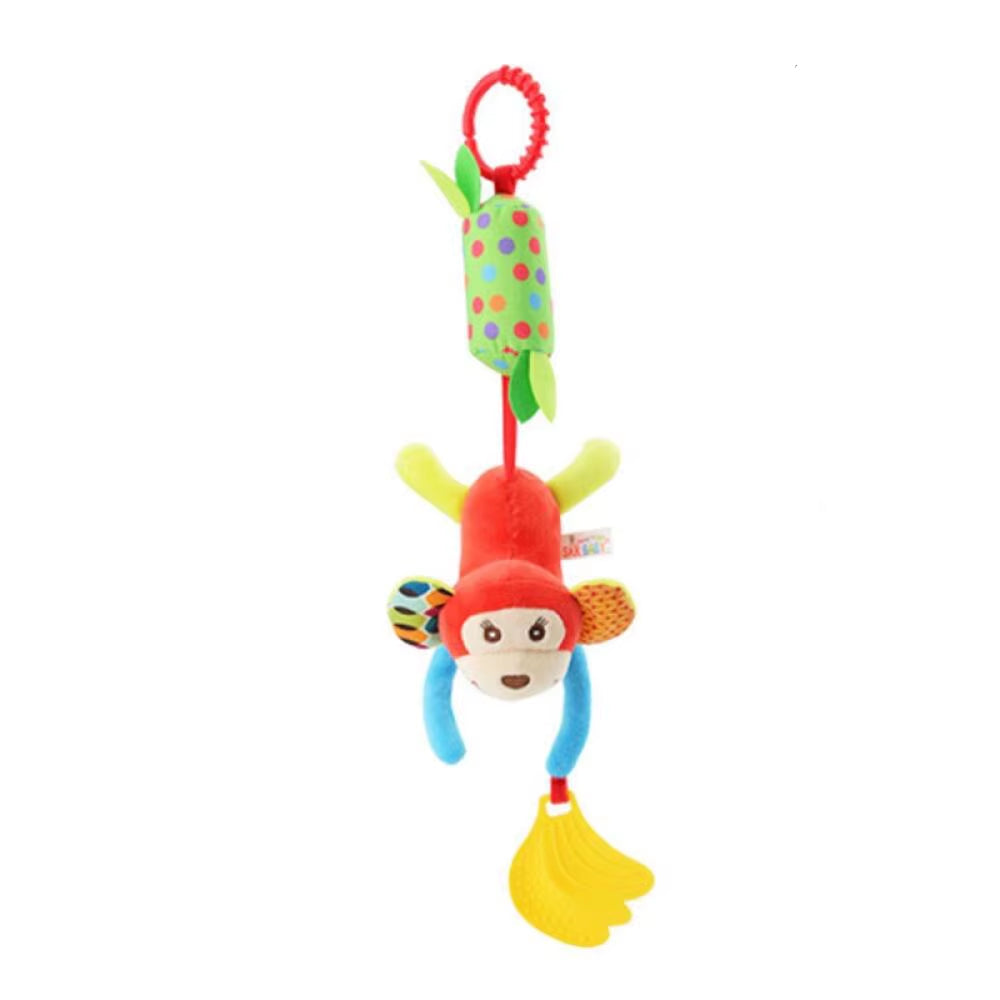 9 Styles to Choose from Baby Stroller Hanging Bell Plush Baby Colourful Label Bed Bell Toy Cartoon Multifunction
