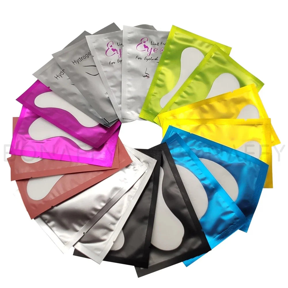 200 pairs Eyelash Eyelashes Under Eye Pads Lint-free Fake Lash Extension Patches Grafting False Extensions Eye Paper Patch