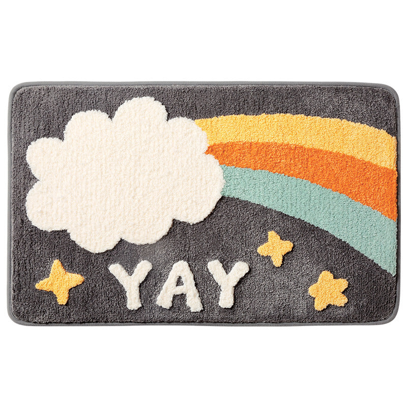 Home Bathroom Absorbent Non-slip Foot Mat
