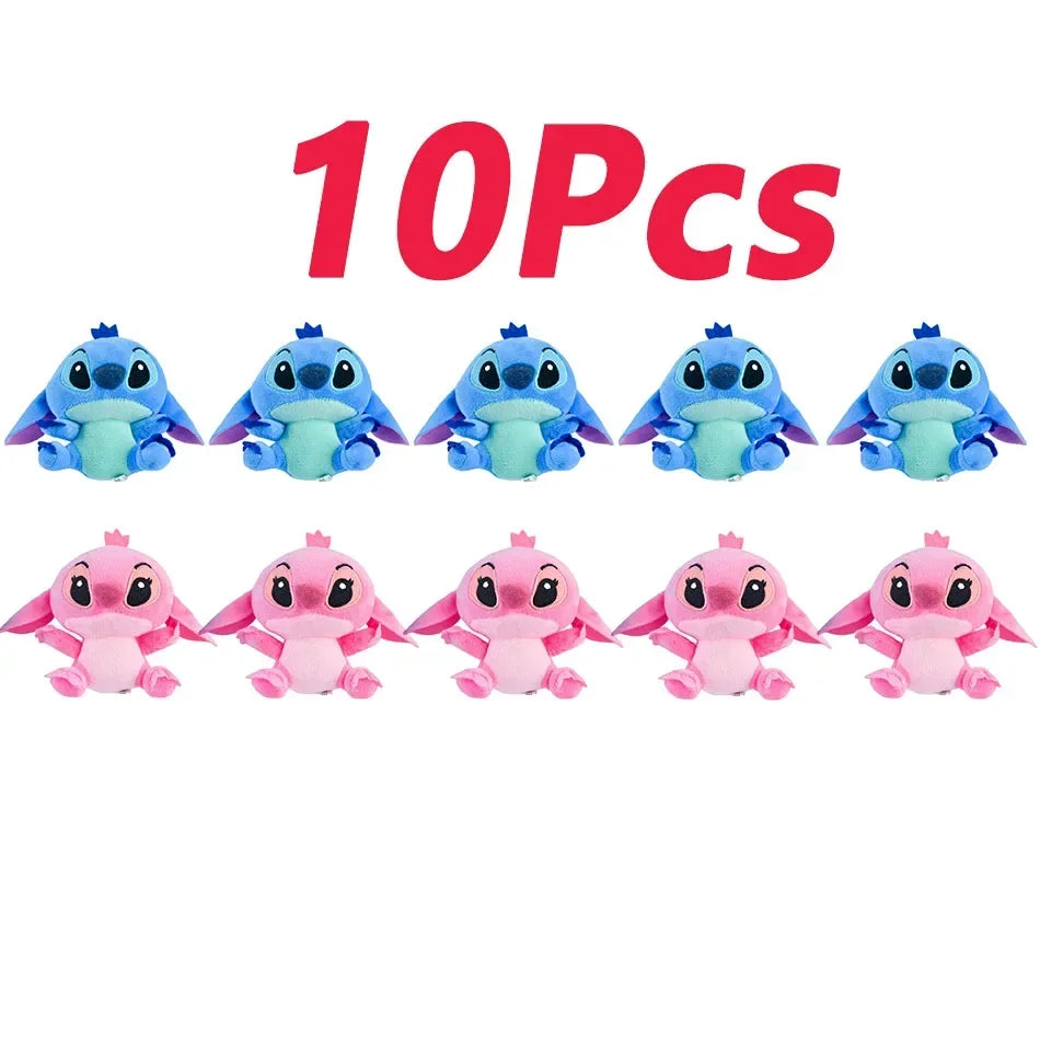 4/8inch Disney toy 12cm 20cm 25cm Stitch Stuffed Plush Models Cartoon Anime Plush Baby Toys Kawaii Kids Birthday Gift