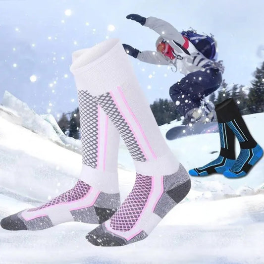 Thick and Warm Ski Socks Stockings Hiking Socks for Skiing and Outdoor Activities