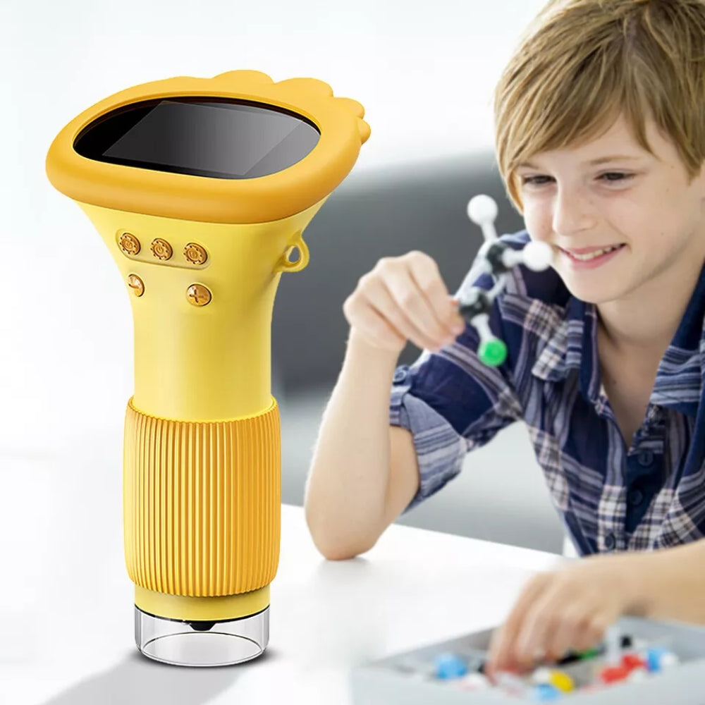 Kids Microscope 1000x Magnifier 200 Megapixels With LED Photo Video