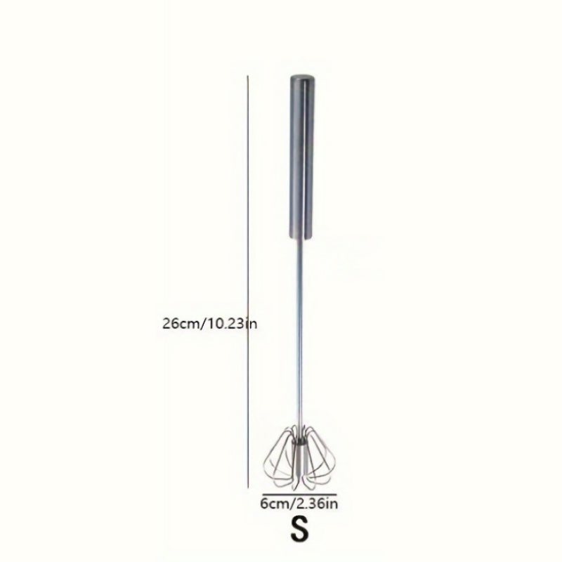 Stainless Steel Egg Beater Durable Semi-Automatic Mixer