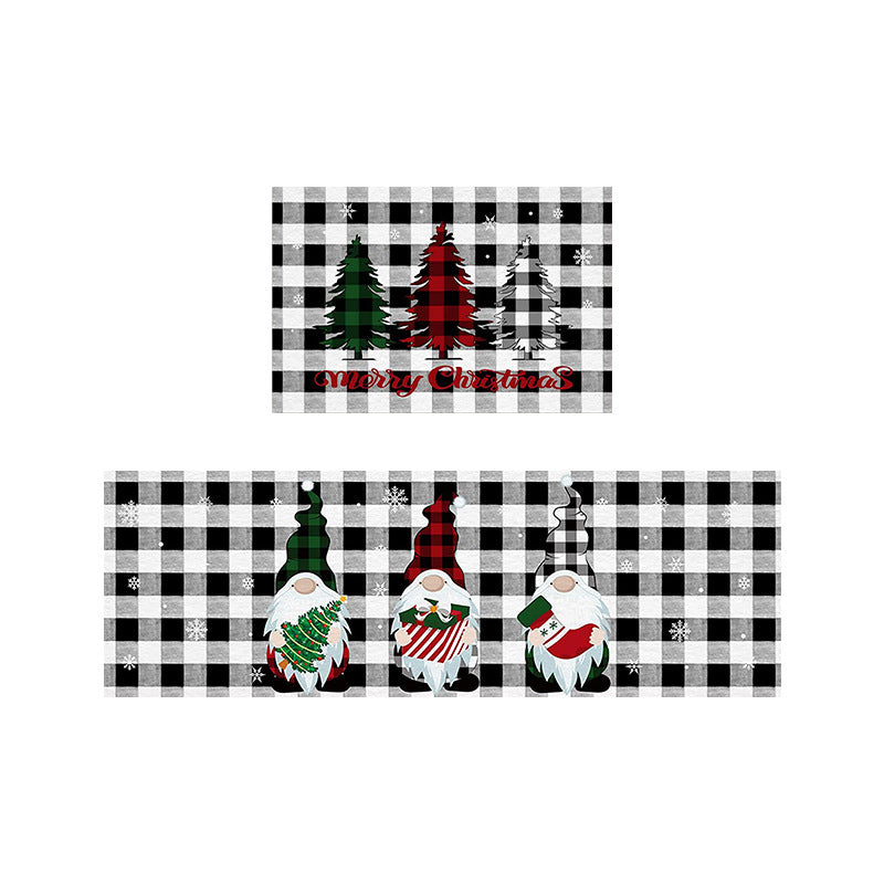 Festive Christmas Decorative Door Mat Doorway Foot Mat