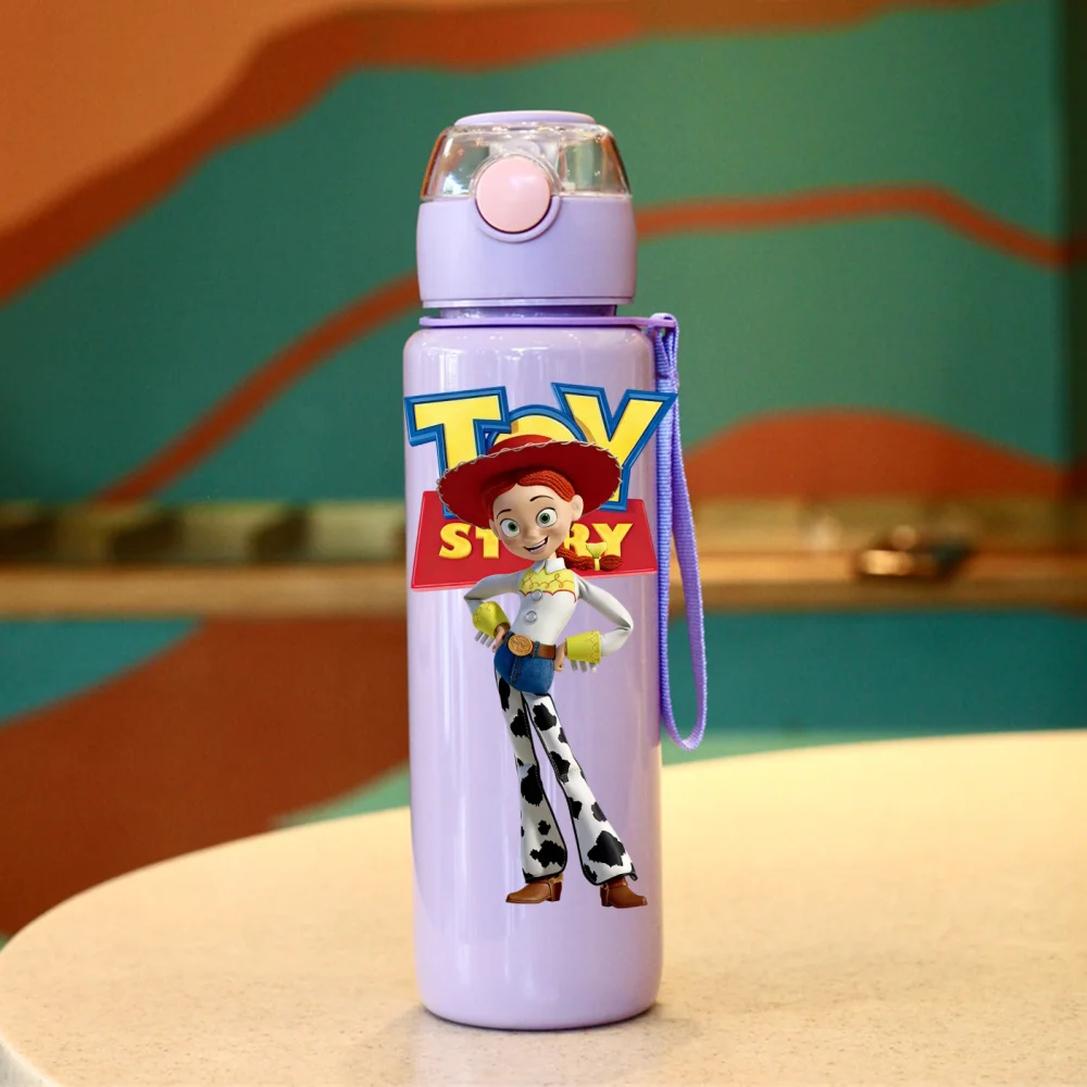 3D Printed Disney Toy Story Jessie the Yodeling Cowgirl Cartoon Water Bottle - High-Aesthetic Straw Cup,Leak-Proof, Lightweight