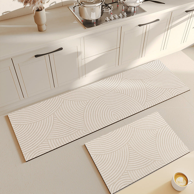 Simple Diatom Ooze Floor Mat Household Absorbent Non-slip Foot Mat