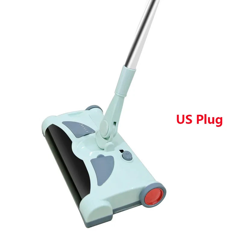 2 in 1 Electric Vacuum Cleaner Rechargeable Wireless Hand Push Mop the Floor Vacuum Cleaner Household Electric Mop Broom Robot
