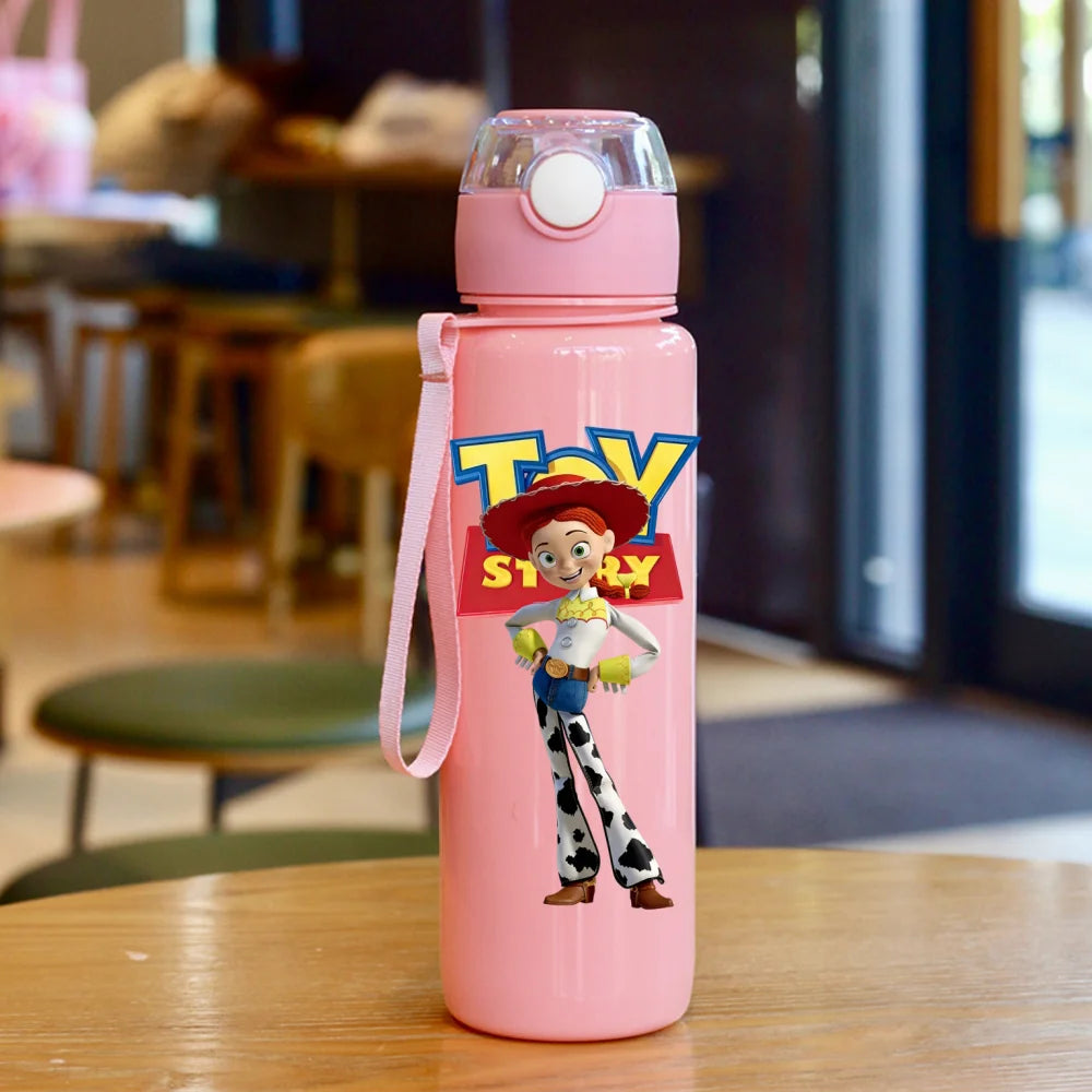 3D Printed Disney Toy Story Jessie the Yodeling Cowgirl Cartoon Water Bottle - High-Aesthetic Straw Cup,Leak-Proof, Lightweight