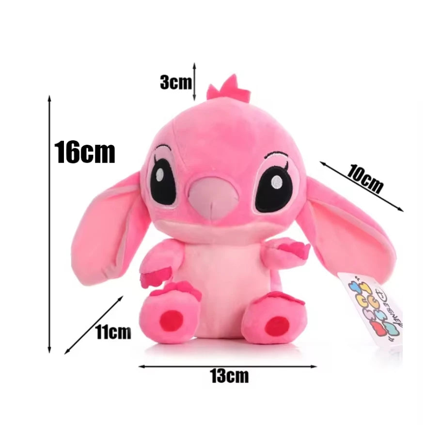 4/8inch Disney toy 12cm 20cm 25cm Stitch Stuffed Plush Models Cartoon Anime Plush Baby Toys Kawaii Kids Birthday Gift