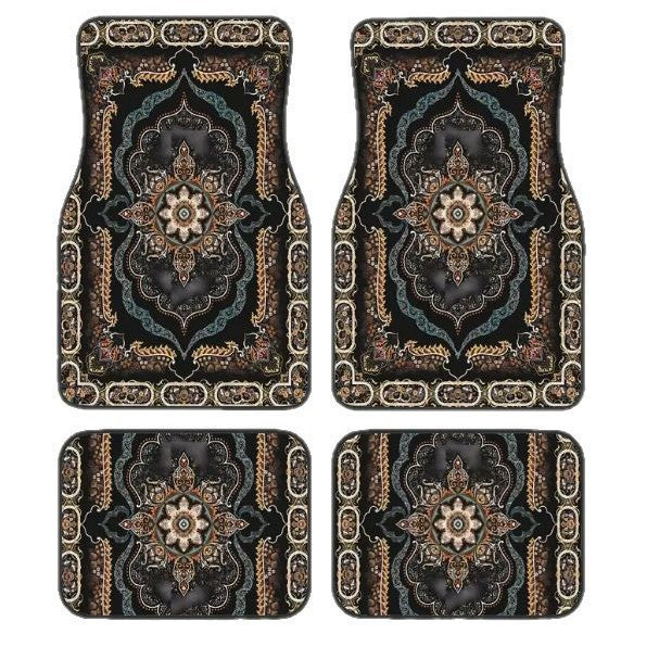 Creative Bohemian Retro Car Foot Mat Set