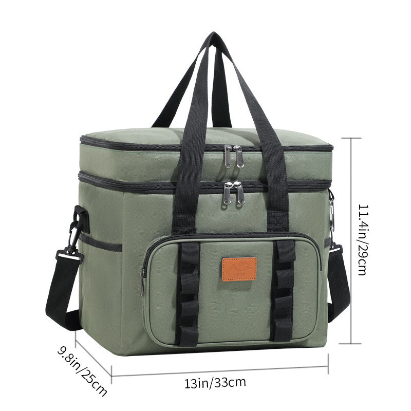 Thickened High-capacity Outdoor Camping And Picnic Bag