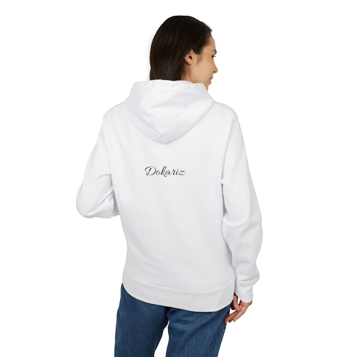 Dokariz Script Hoodie – Premium Organic Cotton (Unisex)