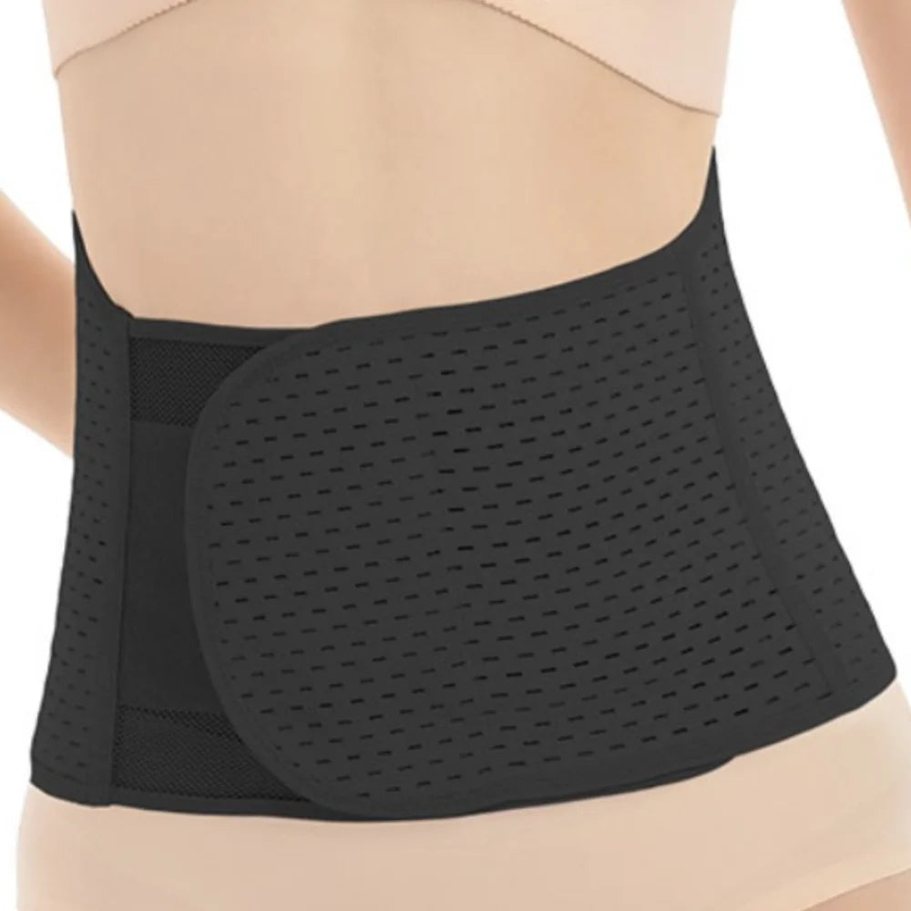 Fashion Thin Postpartum Body Shaper Belt Stickable Seamless Waist Trainer Breathable Belly Contracting Slimming Shapewear Lady
