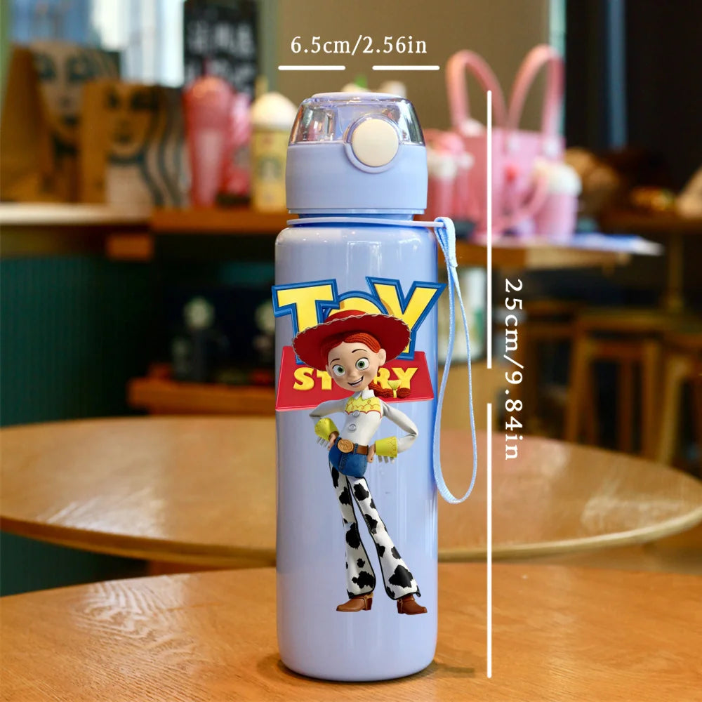3D Printed Disney Toy Story Jessie the Yodeling Cowgirl Cartoon Water Bottle - High-Aesthetic Straw Cup,Leak-Proof, Lightweight