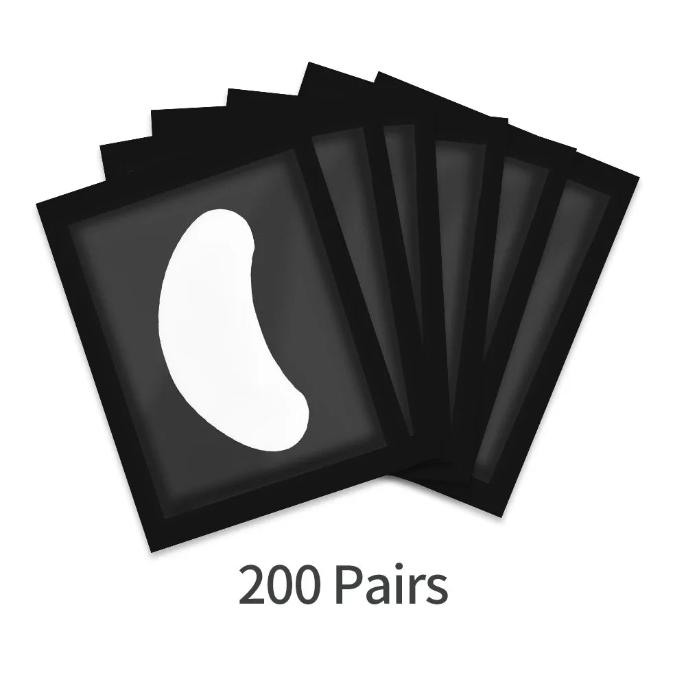 200/300/400 Pairs Hydrogel Eyelash Patches for Extension Lash Lift Makeup Under Gel Eye Patches Pads Eyelash Extension Patch