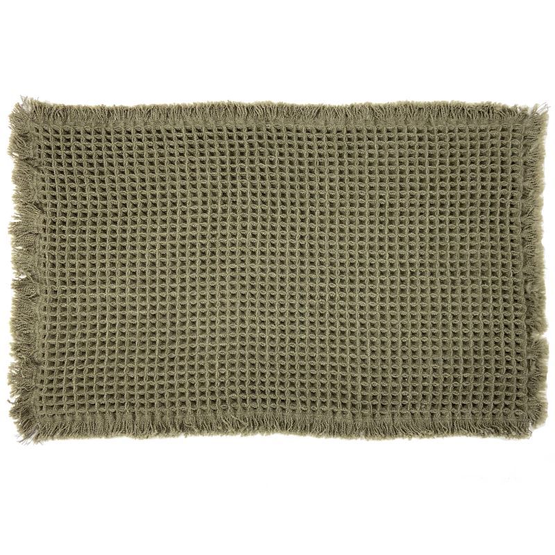Simple Woven Waffle Quick-dry Foot Mat